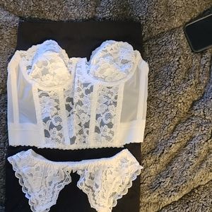 Victoria's Secret Bustier and Garter Belt